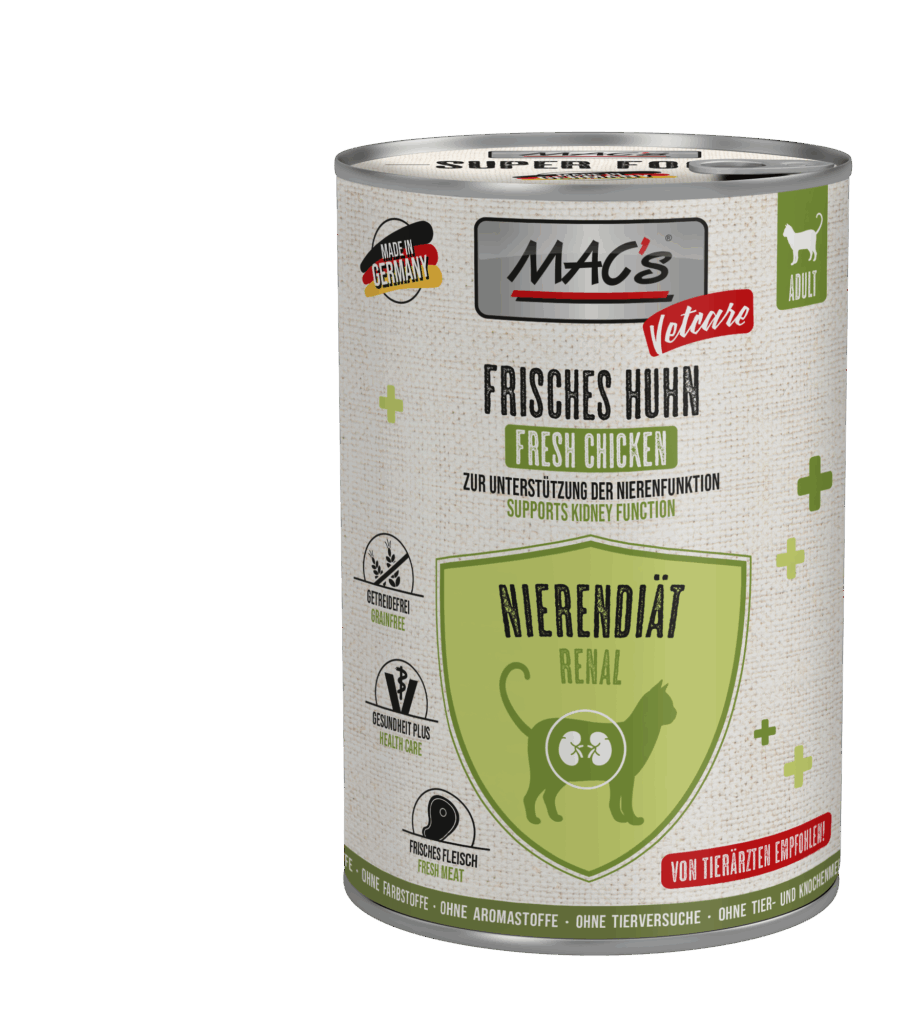 MacS CAT Vetcare kidney Huhn 400g