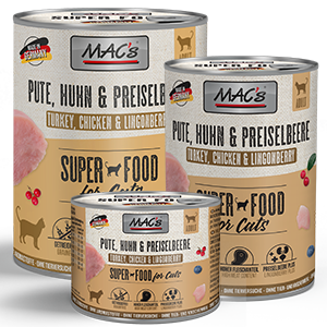 MACs Katze Pute Huhn Preiselbeere