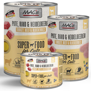 MAC's Katze Pute, Rind & Heidelbeere