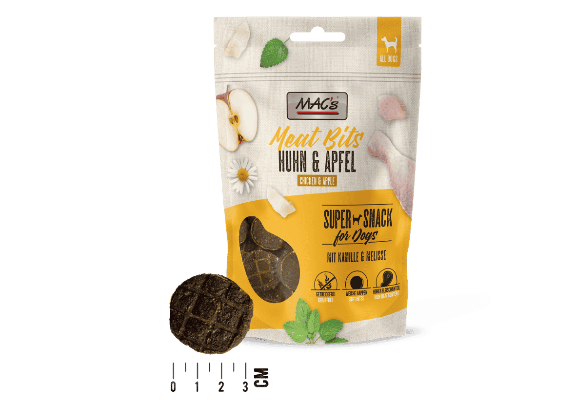 Hund Snack MeatBits HuhnApfel