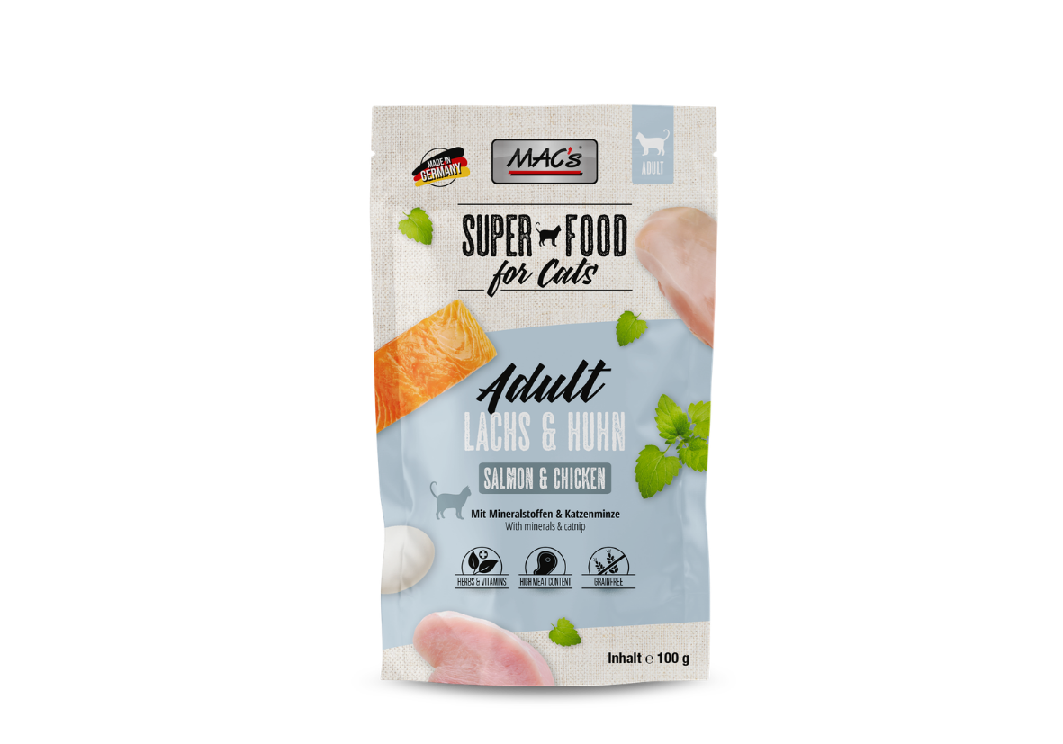 Katze Pouch - Lachs und Huhn