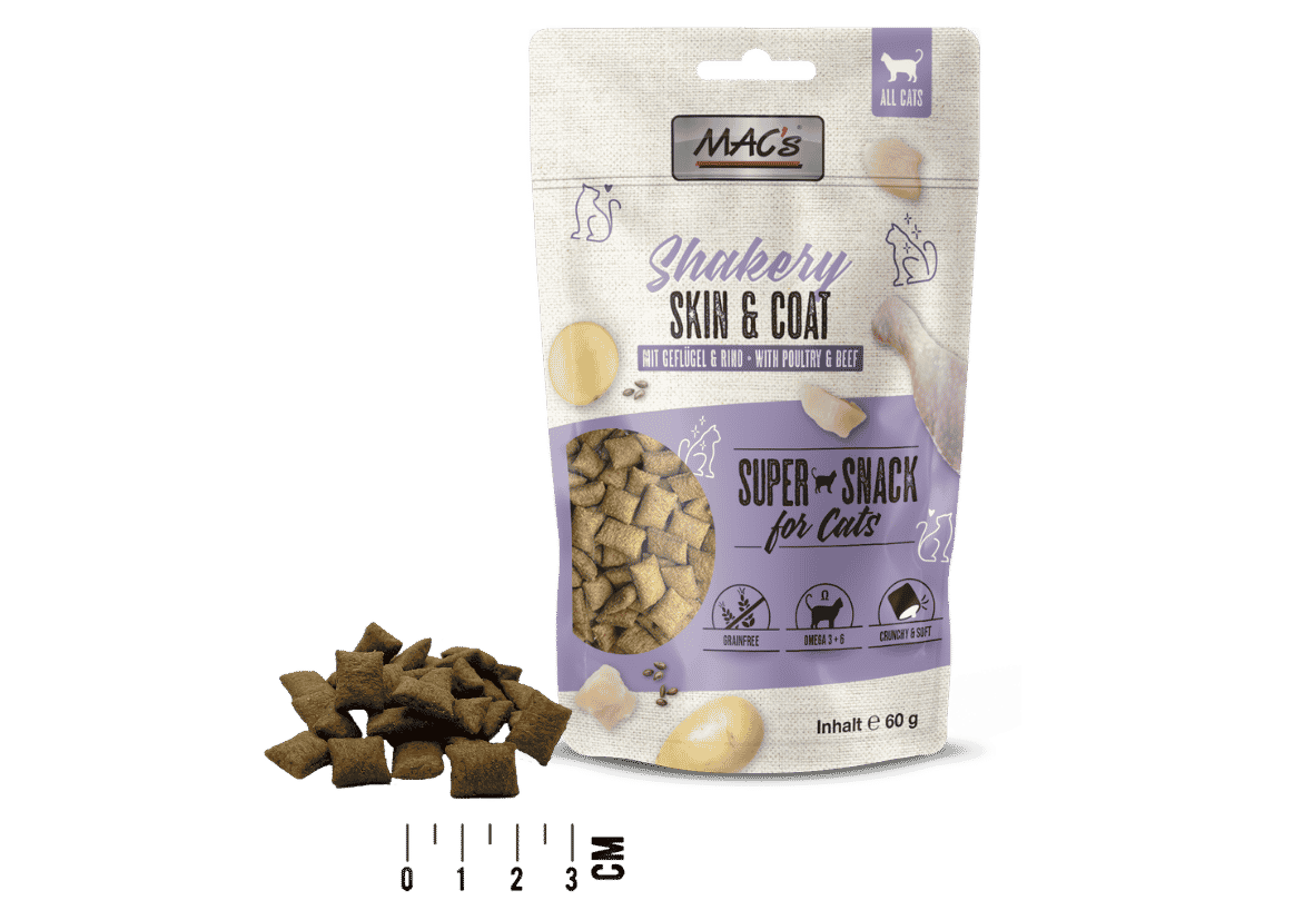 Cat Shakery Snack - Peau et pelage - Volaille et bœuf