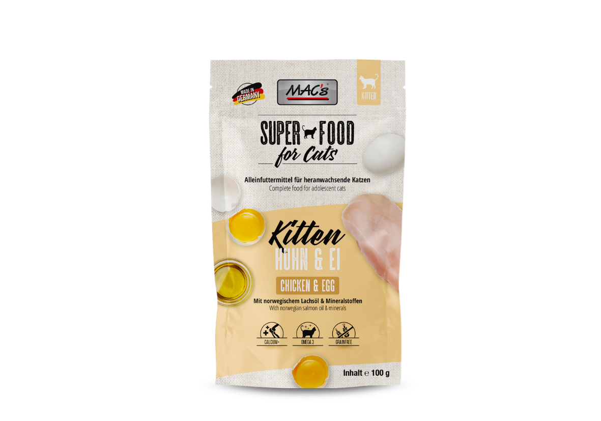 Kitten Pouch - Huhn und Ei