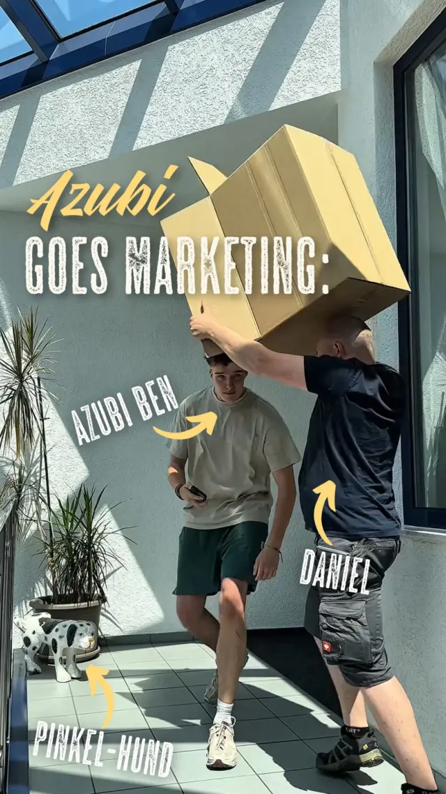 Desigur, doar distractiv ... 🤭 cu noi, el îl are bine în fiecare departament. 🤝macSPETFOOD #AZUBILIFE #AZUBI #BESTESLEBEN